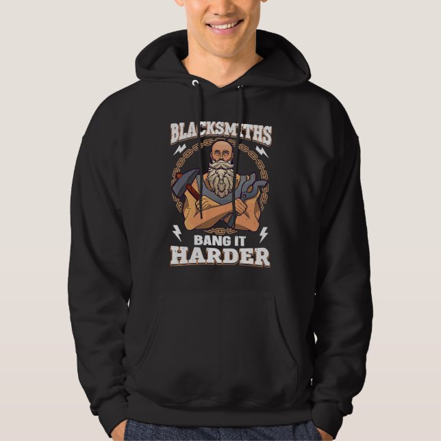 Sudadera Herreros Lo Golpean Más Fuerte  Herrero (Anverso)