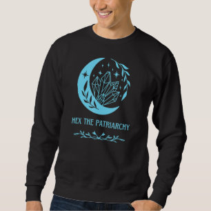Sudadera Hex El Feminismo Patriarcal La Mujer Azul Aqua