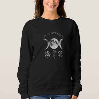 Sudadera Hex El Patriarcado Femenino Símbolos Wiccan Moon
