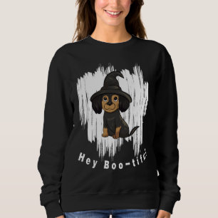 Sudadera Hey Boo-tiful Halloween Puppy