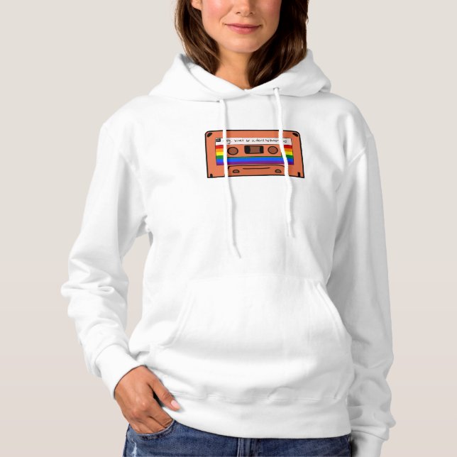 Sudadera Hey, debe ser un diablo entre nosotros - Mixtape d (Anverso)