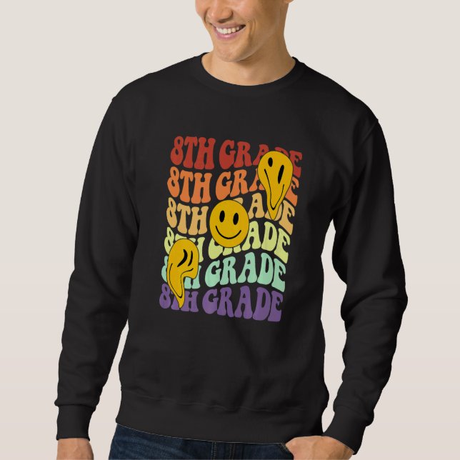 Sudadera hey profesor de octavo grado octavo grado De vuelt (Anverso)