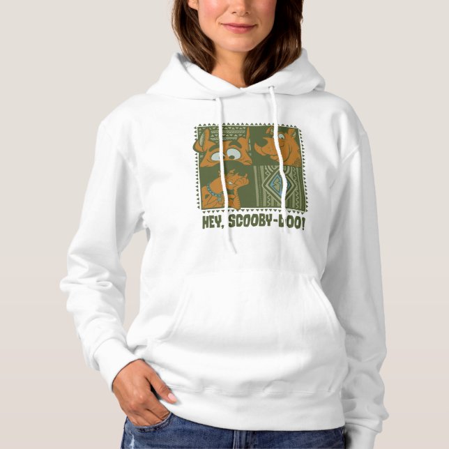 Sudadera Hey Scooby-Doo Tribal Square Graphic (Anverso)