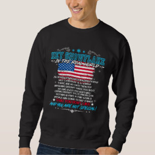 Sudadera Hey Snowflake En El Real Mundo Del Ejército Vetera