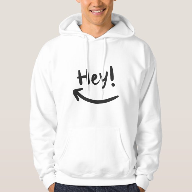 Sudadera Hey sonriendo (Anverso)