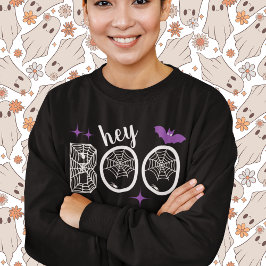Sudadera Hey y Bye Boo Halloween Bat and Web