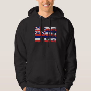 Sudadera HI Islas Hawaii Bandera Hawaiana Playa