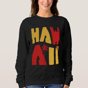 Sudadera Hibisco Aloha Hawái Islas Hawaianas Surfista Tiki