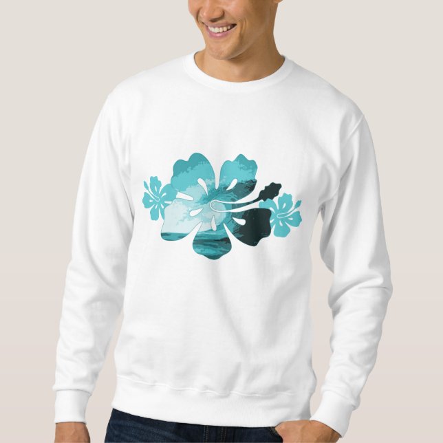 Sudadera Hibiscus Wave Sweatshirt (Anverso)