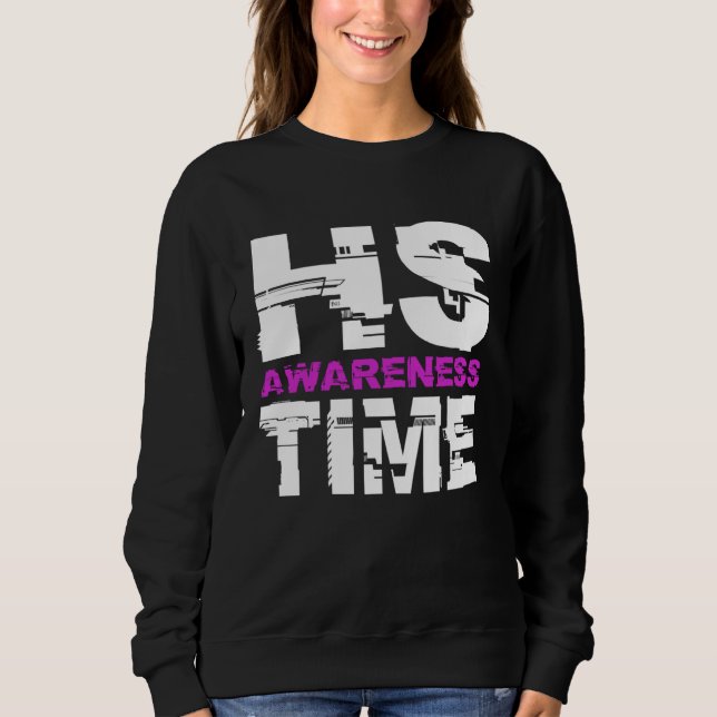 Sudadera Hidradenitis Suppurativa HS Warrior (Anverso)