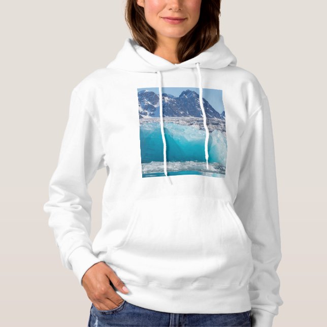 Sudadera Hielo glaciar azul, Noruega (Anverso)