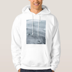 Sudadera Hielo y agua en una playa, Islandia