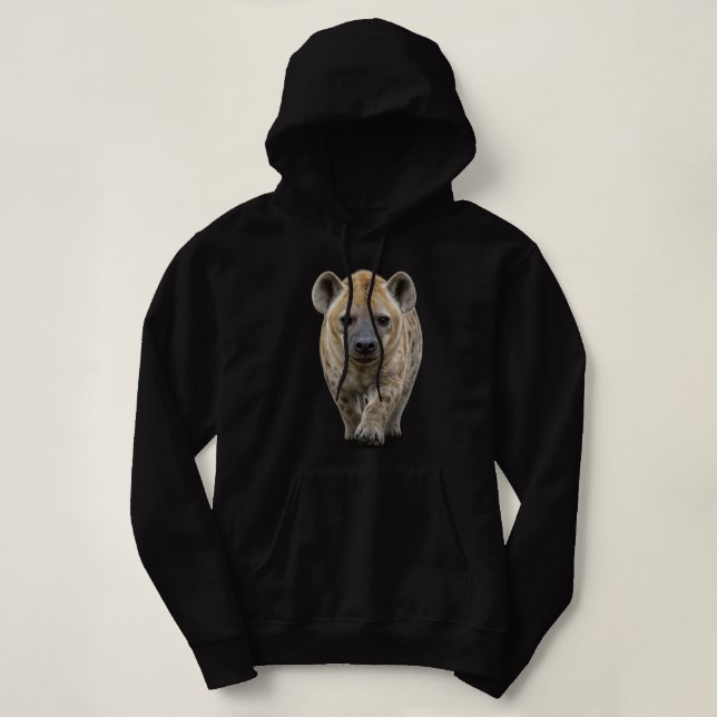 Sudadera Hiena Aproximándose (Diseño del anverso)