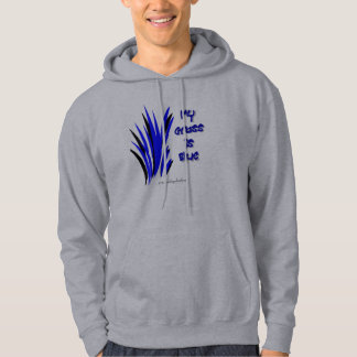 Sudadera hierba azul, ilustraciones por el darlene