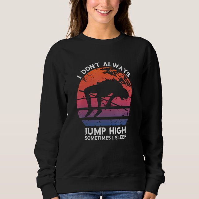 Sudadera High Jump Retro A Veces Duermo Alto Salto Hig (Anverso)