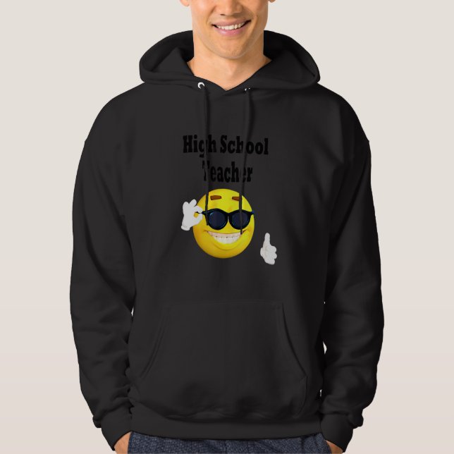 Sudadera High School Teacher Men  Women Teens  Kids  Boys   (Anverso)