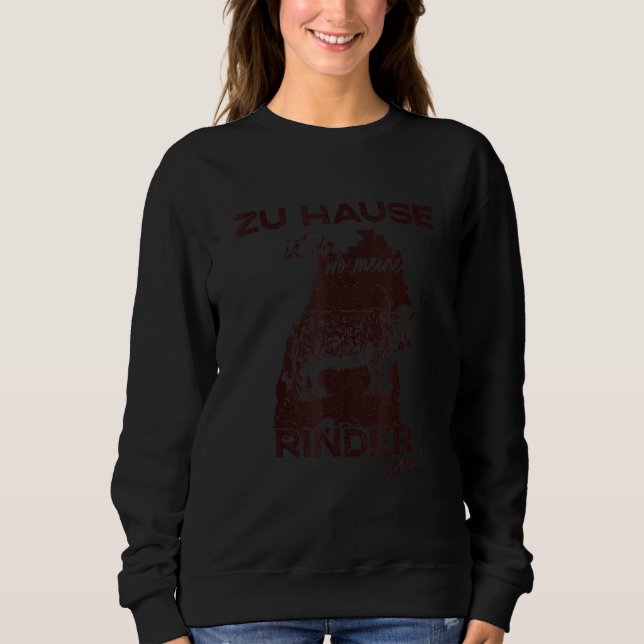 Sudadera Highland Cattle Breeder Highland Cow Hesse 2 (Anverso)