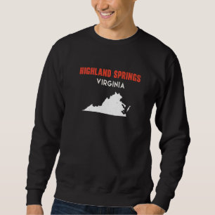 Sudadera Highland Springs Virginia EE. UU. Estado América V