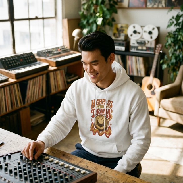Sudadera Highpass the Drama – Synth Nerd  (Subido por el creador)