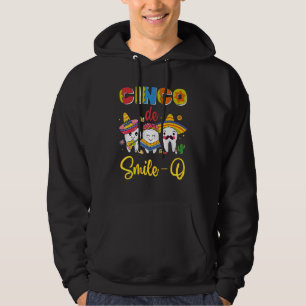 Sudadera Higiénico dental Cinco De Mayo Cinco De Sonrisa O 