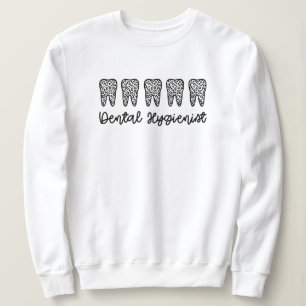 Sudadera Higienista dental   RDH Dentist leopardo dental re