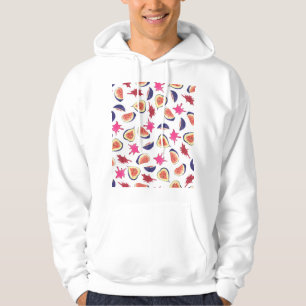Sudadera Higos Frescos Jugo Rosa Watercolor