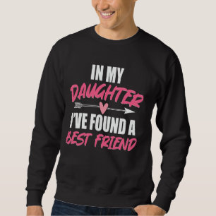 Sudadera Hija Bond mensaje de corazón Papá Mamá Amar Hombre