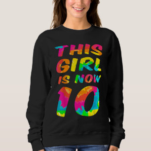 Sudadera Hija Chica de la letra de tinte-tintes 10 años
