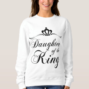 Sudadera Hija del rey cristiano vintage