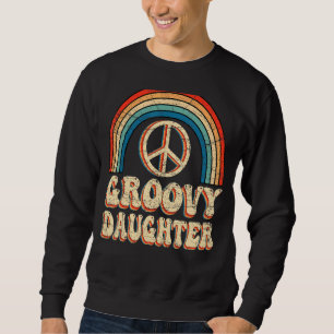 Sudadera Hija Groovy Hija 70 Hija retro estética de los año