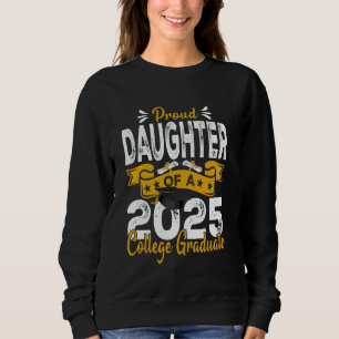 Sudadera Hija Orgullosa De Un Colegio Universitario De Grad
