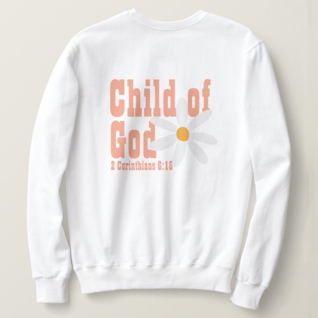 Sudadera Hijo de Dios (Reverso del diseño)