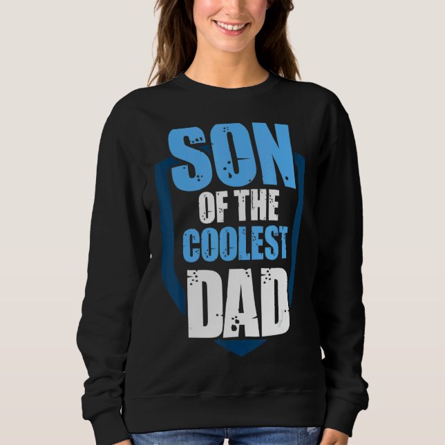 Sudadera Hijo De Hombre De Papá Más Coolado (Anverso)