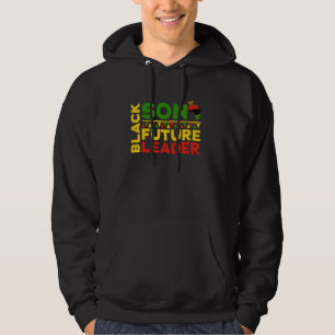 Sudadera Hijo Negro Líder Futuro Historia Negra Afro Africa