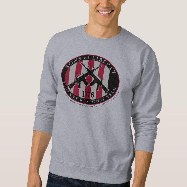 Sudadera Hijos de la camiseta de la respuesta de la tiranía (Anverso)