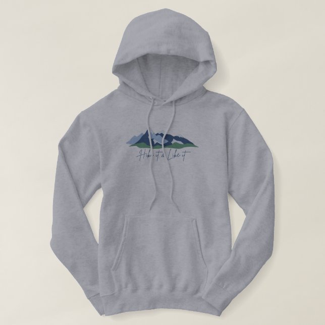 Sudadera Hike it & Like it Men's Hoodie (Diseño del anverso)