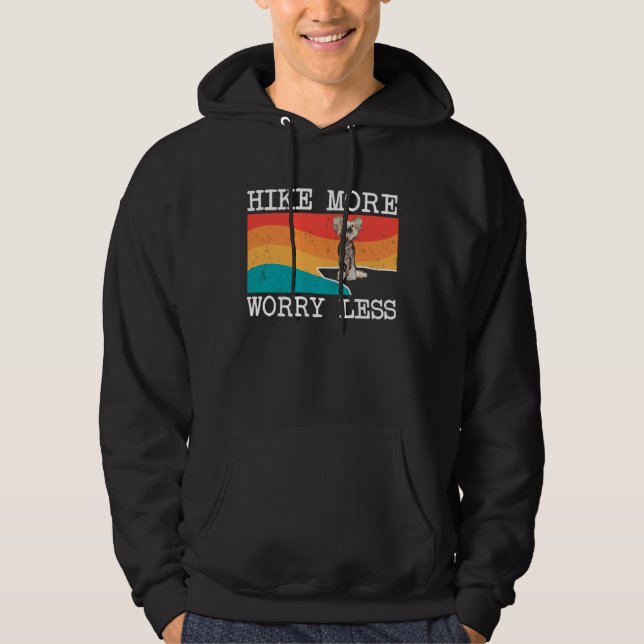 Sudadera Hike More Worry Less Chinese Crested Graphic Hikin (Anverso)