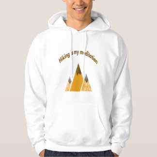 Sudadera Hiking is meditation hoodie