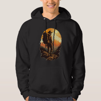Sudadera Hiking pilgrims camping mountains forest nature ha