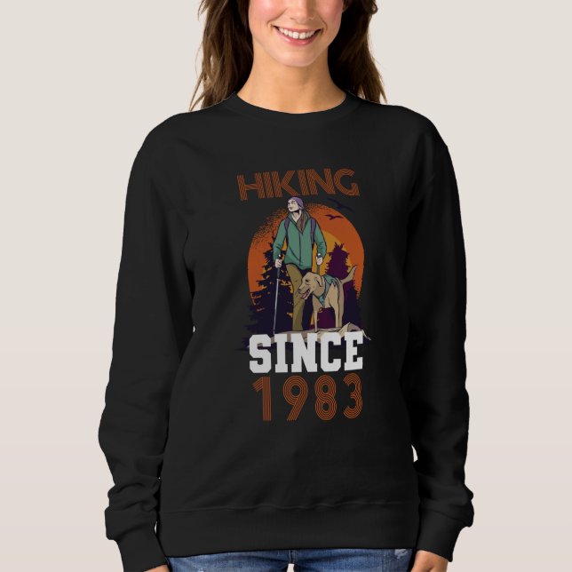 Sudadera Hiking since 1983 (Anverso)