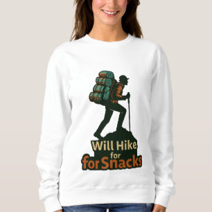 Sudadera Hiking with Snacks – Fun Date​Outdoor Design