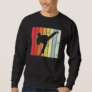 Sudadera Hilarious Vintage Nostalgic Kick Boxing White Belt