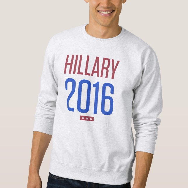 Sudadera Hillary Clinton para el presidente 2016 (Anverso)