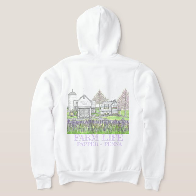 Sudadera Hilltop Purple Farm Hoodie (Distribución Reverso )