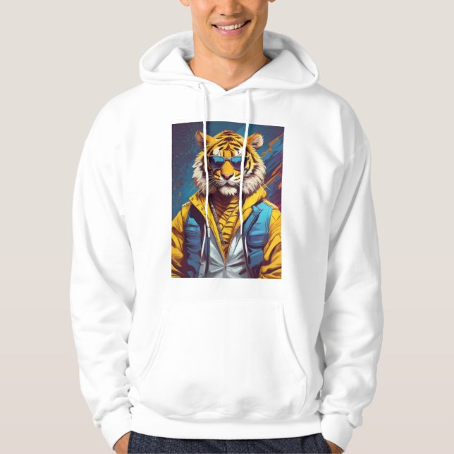 Sudadera "Hilos de tigre: edición de sombras" (Anverso)