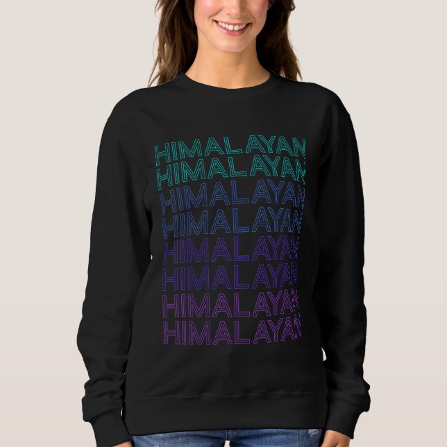 Sudadera Himalayan Cat Retro (Anverso)