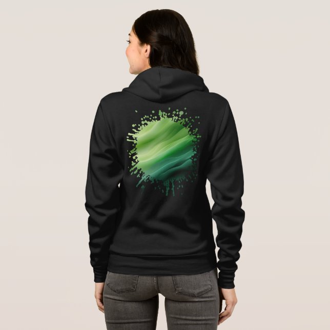Sudadera Himno verde en movimiento (Reverso completo)