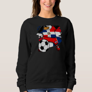 Sudadera Hinchas de fútbol Dab Penguin República Dominicana