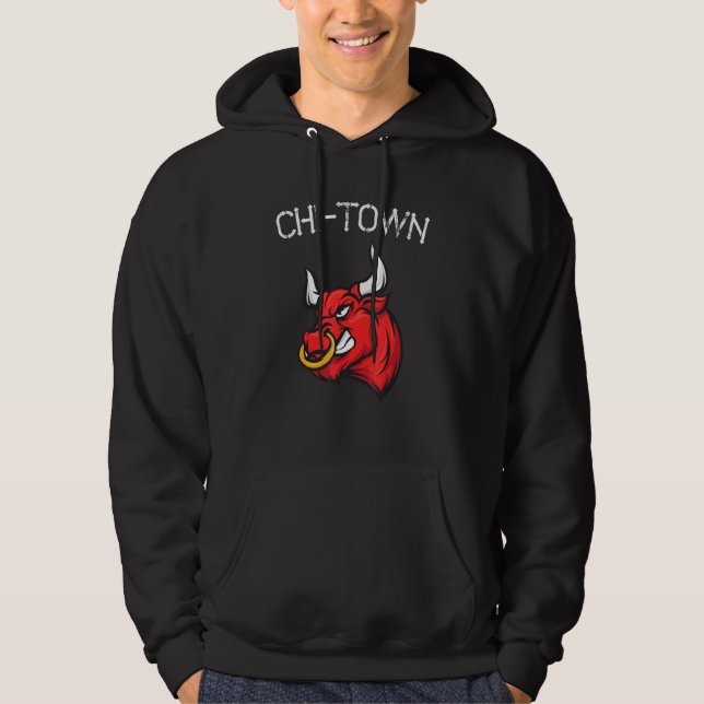 Sudadera Hinchas Del Chi Town Bull Chicago Baloncesto 23 Pa (Anverso)