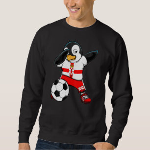 Sudadera Hinchas del fútbol del Pingüino Dabbing en Irlanda
